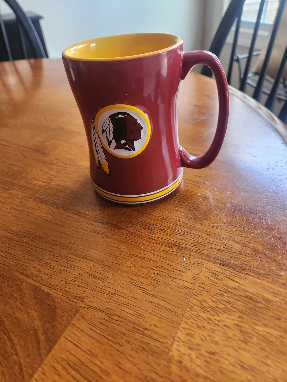 Washington Football Team Burgundy and Gold Ceramic Coffee Mug